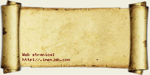 Isidora Paunović vizit kartica